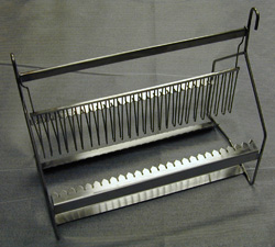 stainless-steel-rack-wire-dividers-semiconductor-reticle-masks-plating-cleaning