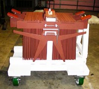 painted-powder-coated-square-rectangular-tubular-plate-steel-fabricated-nose-ballast-weight-aircraft-tooling-storage-cart-bombardier-challenger-global_5000-private-corporate-jet-aircraft