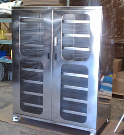 electopolished-custom-stainless-steel-cleanroom-supply-cabinet-front-opening-doors-windows