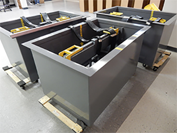 turnkey-square-rectangular-tubular-plate-steel-fabricated-main-landing-ear-installation-removal-aircraft-tooling-casters-lift-tilt-bombardier-challenger-global_5000-private-corporate-jet-aircraft